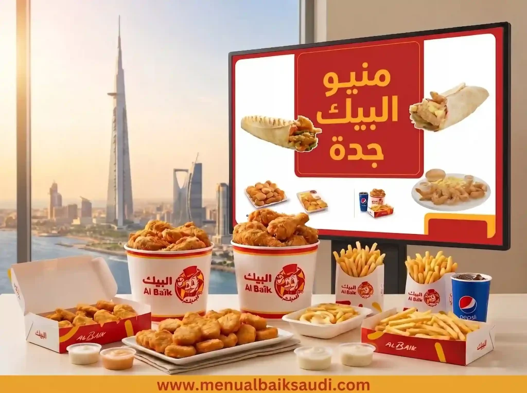 منيو البيك الدمام