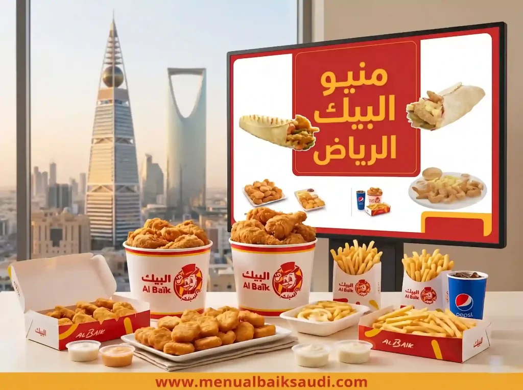 منيو البيك الرياض