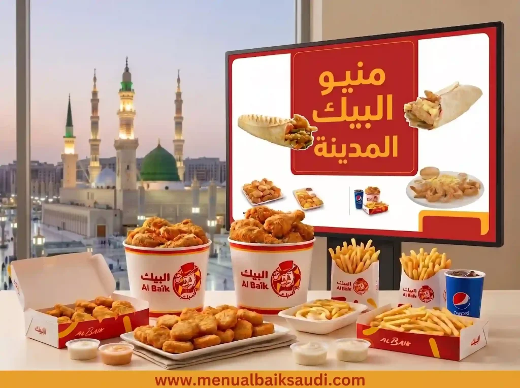 منيو البيك المدينة