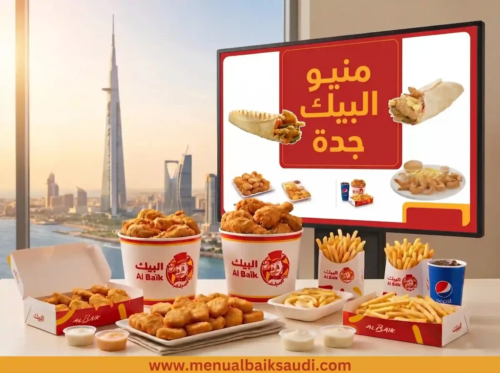 منيو البيك جدة